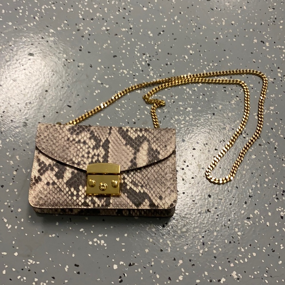 Crossbody Python Handbag Made In Italy